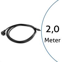 Kabelis su kištuku lizdų blokams prijungti GST18/3 2m H05VV-F 3x1.5mm2 juodas - BACHMANN