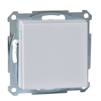 Lizdas p/t SCHUKO su dangteliu IP20 be rėmelio antibakterinis su apsauga nuo vaikų užspaudžiami kontaktai baltas 16A 250V System M - SCHNEIDER ELECTRIC