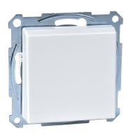 Lizdas p/t SCHUKO su dangteliu IP20 be rėmelio su apsauga nuo vaikų užspaudžiami kontaktai baltas 16A 250V System M - SCHNEIDER ELECTRIC