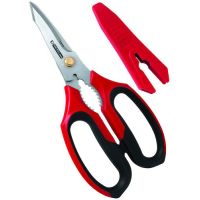 Žirklės universalios L-200mm su dėklu raudonos PUS200 - PROTEC