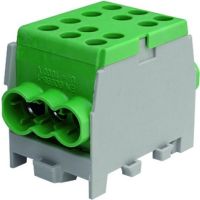 Gnybtas 35mm2 Cu/Al žalias 6 prijungimai (2x35/4x25) PHLAK3524GN - PROTEC