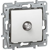 Lizdas p/t TV F baltas pagrindinis NILOE - LEGRAND