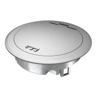 Liukas grindinis su atidaromu dangčiu chromo spalvos GES R2 CR - OBO BETTERMANN