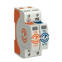 Apsauga viršįtampių 1P+N C 20kA 2 tipo V20-1+NPE-280 - OBO BETTERMANN