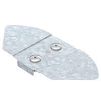 Dangtis reguliuojamam kampui 100mm dvigubo cinkavimo RBD W 100 DD - OBO BETTERMANN