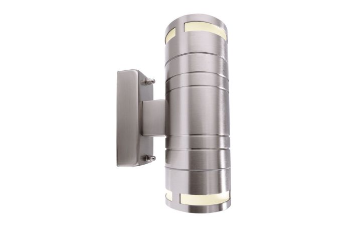 Šviestuvas v/t 2x35W GU10 IP44 D-60mm H-178mm sidabrinės spalvos šviečia aukštyn/žemyn BRA ZILLY II UP AND DOWN - DEKO LIGHT