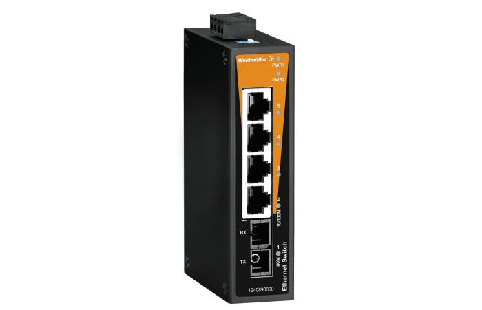Šakotuvas Ethernet Switch 4x 10/100 RJ45/1xSC MM IP30 IE-SW-BL05-4TX-1SC - WEIDMULLER
