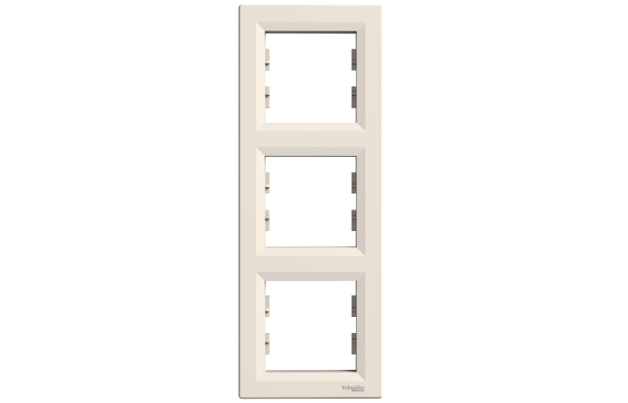 Rėmelis trigubas vertikalus dramblio kaulo spalvos Asfora - SCHNEIDER ELECTRIC