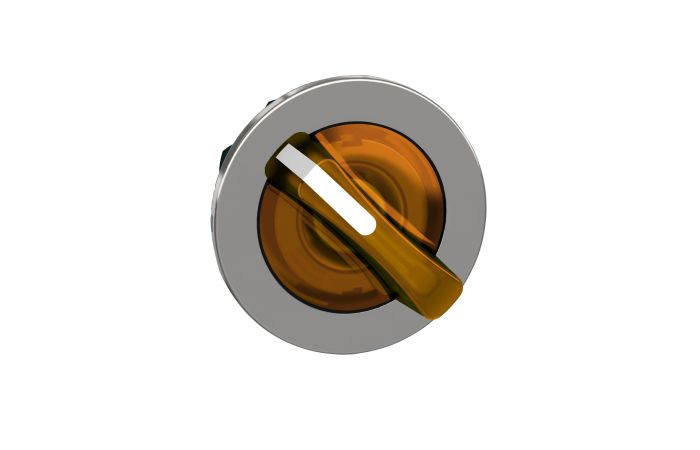 Galvutė perjungikliui 2 padėčių oranžinė be fiksacijos 30.5mm metalinė IP66 ZB4F Harmony - SCHNEIDER ELECTRIC