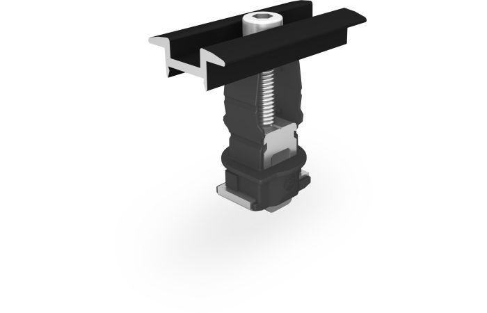 Laikiklis universalus saulės moduliui, tarpinis 25-40mm juodas K2 Clamp MC - K2 SYSTEMS