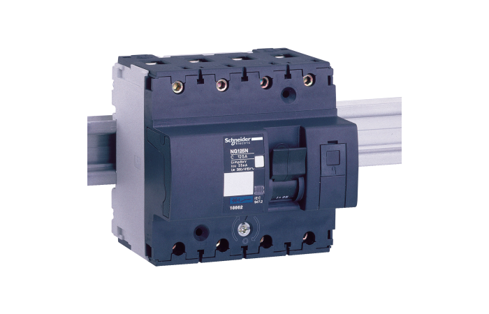 NG125N 4P 100A D 25kA automatsledzis multi9, 18673, FINAL DISTRIBUTION DEVICES AND SYSTEMS, MULTI9 REMAINING, MCB - SCHNEIDER ELECTRIC (pavadinimas tikslinamas)