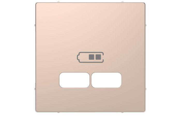 Cen.pla. USB charger T chm SDsg, MTN4367-6051, WIRING DEVICES, MERTEN, WD RANGES FLUSH, WHITE AND PW (T0) - SCHNEIDER ELECTRIC (pavadinimas tikslinamas)