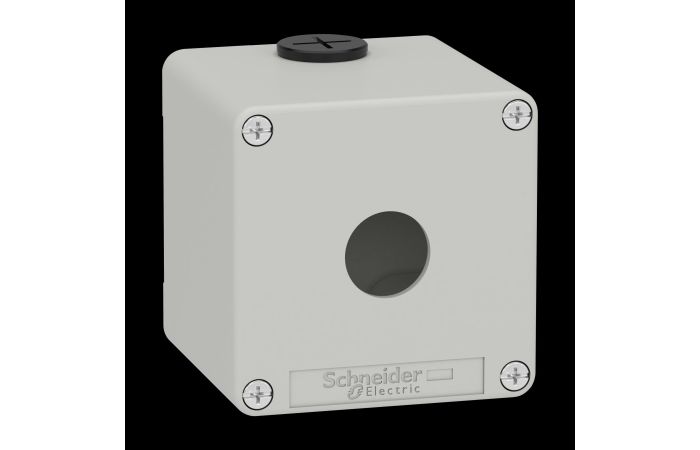 EMPTY GREY 1 HOLE CONT BOX, XAPD1501, CONTROL & SIGNALLING, PUSH BUTTONS, PILOT LIGHTS & CONTROLS, CONTROL STATIONS METAL - SCHNEIDER ELECTRIC (pavadinimas tikslinamas)