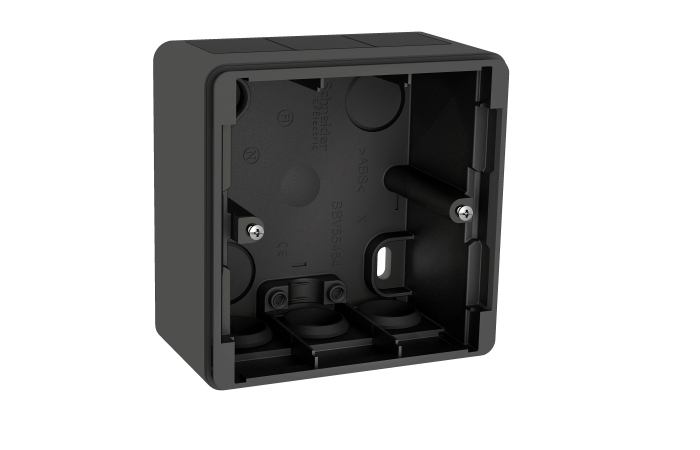 EXXACT 1-GANG SURFACE HIGH IP44 ANTH, WDE003461, WIRING DEVICES, EXXACT, ELECTROMECHANICAL INSERTS - SCHNEIDER ELECTRIC (pavadinimas tikslinamas)