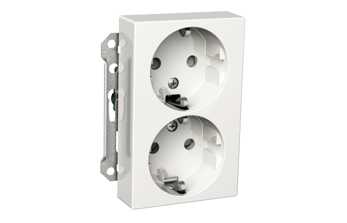 Exxact dso cp high 2-c screwles white, WDE002188, WIRING DEVICES, EXXACT, ELECTROMECHANICAL INSERTS - SCHNEIDER ELECTRIC (pavadinimas tikslinamas)