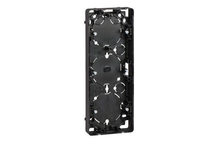 Exxact surface box 3-g 35mm IP21 anth, WDE003363, WIRING DEVICES, EXXACT, ELECTROMECHANICAL INSERTS - SCHNEIDER ELECTRIC (pavadinimas tikslinamas)