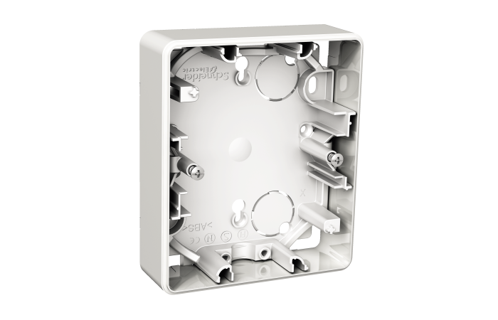 Exxact surface box dso mm IP21 white, WDE002360, WIRING DEVICES, EXXACT, ELECTROMECHANICAL INSERTS - SCHNEIDER ELECTRIC (pavadinimas tikslinamas)