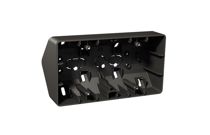 Exxact surface corner 2-g IP21 anthr, WDE003357, WIRING DEVICES, EXXACT, ELECTROMECHANICAL INSERTS - SCHNEIDER ELECTRIC (pavadinimas tikslinamas)