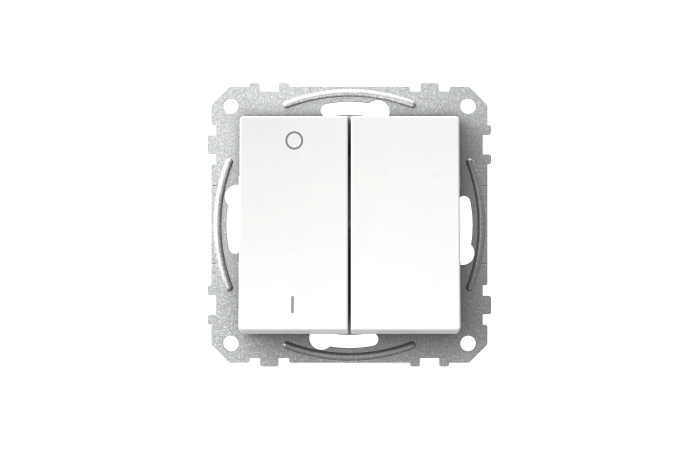 Exxact sw 2-pole+1-pol crewless white, WDE002141, WIRING DEVICES, EXXACT, ELECTROMECHANICAL INSERTS - SCHNEIDER ELECTRIC (pavadinimas tikslinamas)