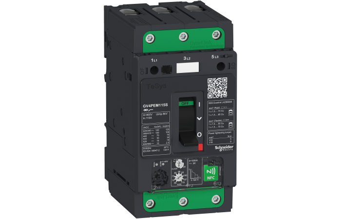 MotBreakGV4PEMultiTh/M 2A 100kA Elink, GV4PEM02S, , CONTACTORS & MOTOR PROTECTION STANDARD OFFER < 150, GV4 MOTOR CIRCUIT BREAKERS - SCHNEIDER ELECTRIC (pavadinimas tikslinamas)