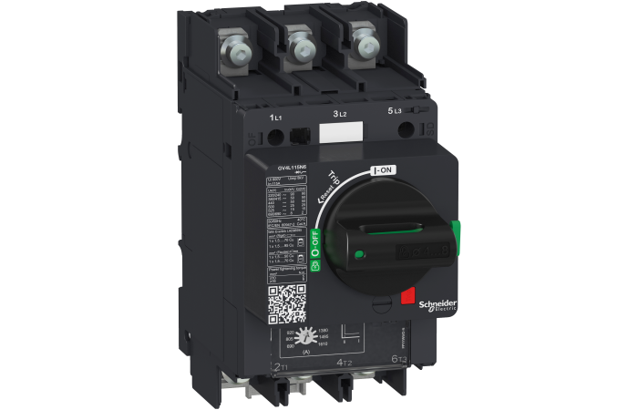Motor Breaker GV4L Mag 5A 25kA lug, GV4L115B6, CONTACTORS & MOTOR PROTECTION - SCHNEIDER ELECTRIC (pavadinimas tikslinamas)