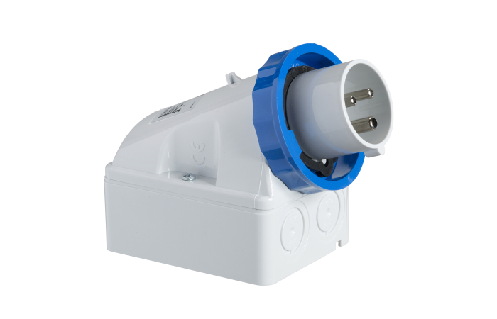 PLUG WALL MOUNT 32A 2P 200-250V IP67 5, 83566, INDUSTRIAL SOCKET OUTLETS, PRATIKA LV SOCKETS AND PLUGS, SOCKET LV MOB.16 AN - SCHNEIDER ELECTRIC (pavadinimas tikslinamas)