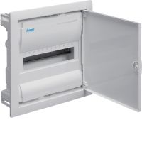 Skydelis p/t 12 modulių IP30 metalinės durys spyruokliniai gnybtai - HAGER