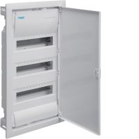 Skydelis p/t 36 modulių IP30 metalinės durys spyruokliniai gnybtai - HAGER