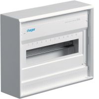 Skydelis v/t 12 modulių IP30 be durelių spyruokliniai gnybtai - HAGER