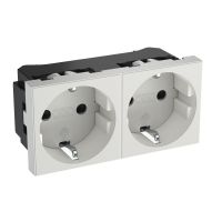Lizdas p/t dvigubas kanalui Rapid 45 baltas STD-D0N RW2 - OBO BETTERMANN