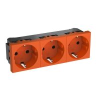 Lizdas p/t trigubas kanalui Rapid 45 oranžinis STD-D0N ROR3 - OBO BETTERMANN