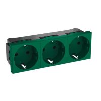 Lizdas p/t trigubas kanalui Rapid 45 žalias STD-D0N MZGN3 - OBO BETTERMANN