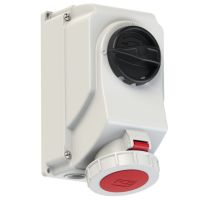 Lizdas CEE v/t 5P 32A 400V IP67 su kirtikliu - PCE