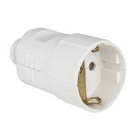 Lizdas a/k SCHUKO IP20 baltas PA - PCE