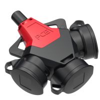 Šakotuvas a/k 3xSCHUKO 3P 16A 250V IP54 Taurus2 - PCE