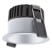 Šviestuvas į/l LED 8W IP44 3000K 680lm D-81mm H-54mm 230V sidabrinės spalvos Spot DK - LEDVANCE