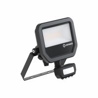 Prožektorius LED 11/17W IP66 4000K 1600/2400lm 100 laipsnių su judesio jutikliu juodas FL 20 SN P 17W 2K4LM 840 PS SY100 BK - LEDVANCE