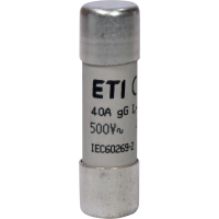 Saugiklis 40A 14x51mm gG 690V AC CH10 cilindrinis - ETI