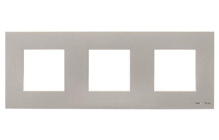 Rėmelis trigubas sidabrinės spalvos N2273 PL Zenit - ABB