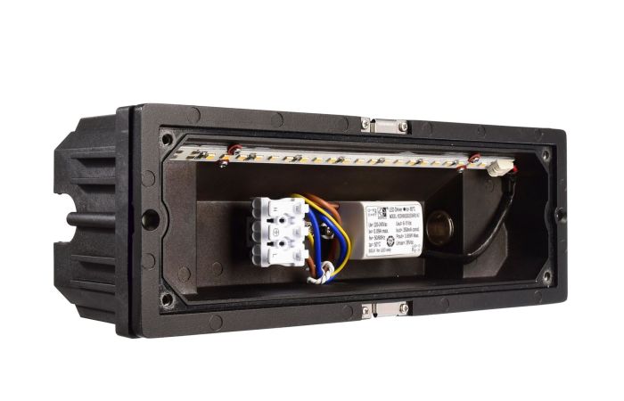 Šviestuvas į/l LED 4W IP67 3000K 88lm į sieną 245x85mm H-78mm be dangtelio LIGHT BASE III OUTDOOR - DEKO LIGHT