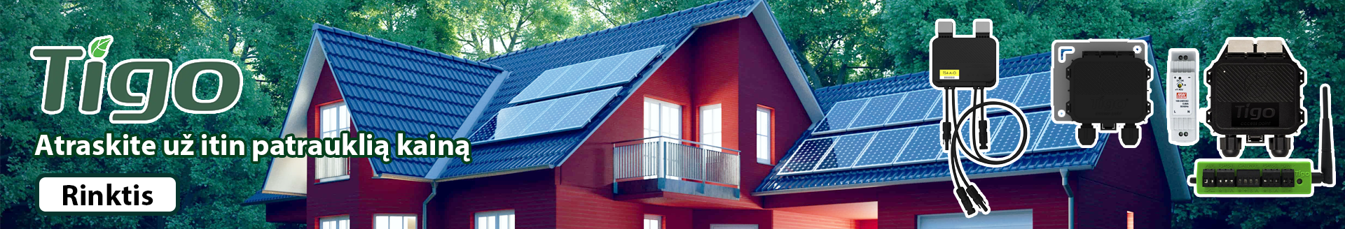 TIGO Energy už specialias kainas TIGO Energy už specialias kainas