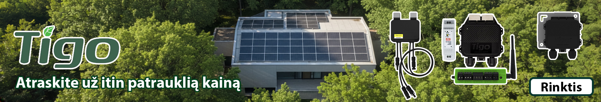 TIGO Energy už specialias kainas