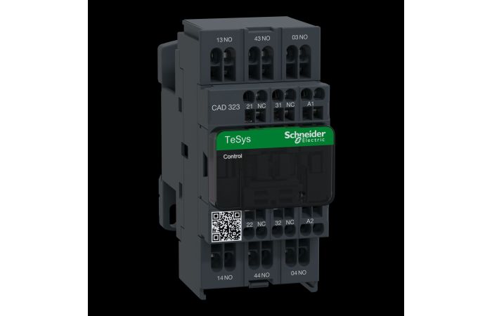TeSys CAD kontroles rele. Valdymo grandines itampa:, CAD323F7, , CONTACTORS & MOTOR PROTECTION STANDARD OFFER < 150, TESYS AUXILIARY CONTACTORS - SCHNEIDER ELECTRIC (pavadinimas tikslinamas)