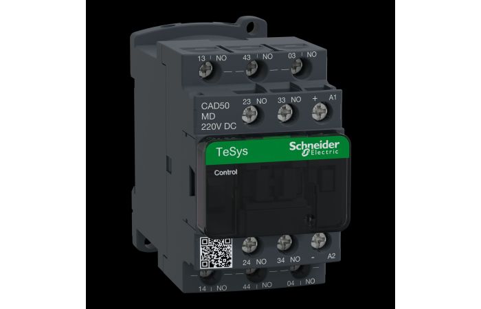 TeSys CAD kontroles rele. Valdymo grandines itampa:, CAD50MD, , CONTACTORS & MOTOR PROTECTION STANDARD OFFER < 150, TESYS AUXILIARY CONTACTORS - SCHNEIDER ELECTRIC (pavadinimas tikslinamas)