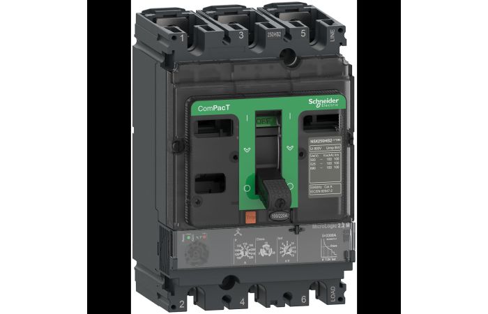 NSX100H 70kA AC 3P3D 100A 2.2M, C10H32M100, LV POWER CIRCUIT BREAKERS AND SWITCHES, MCCB OPTIMUM OFFER, COMPACT NSX - SCHNEIDER ELECTRIC (pavadinimas tikslinamas)