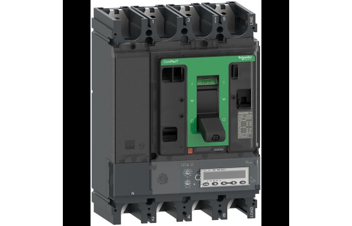 NSX400HB1 75kA AC 4P 400A 5.3E, C40V45E400, LV POWER CIRCUIT BREAKERS AND SWITCHES, MCCB OPTIMUM OFFER, COMPACT NSX - SCHNEIDER ELECTRIC (pavadinimas tikslinamas)