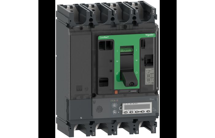 NSX400HB1 75kA AC 4P 400A 6.3E, C40V46E400, LV POWER CIRCUIT BREAKERS AND SWITCHES, MCCB OPTIMUM OFFER, COMPACT NSX - SCHNEIDER ELECTRIC (pavadinimas tikslinamas)
