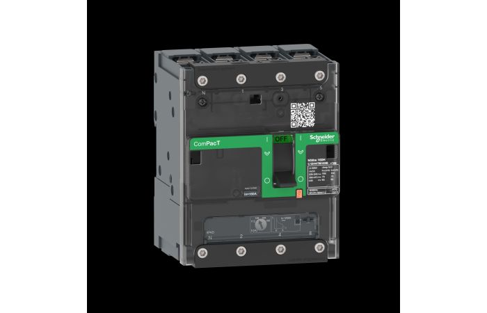NSXm160E 16kA AC 4P4D 160 A TMD BUSBAR, C12E4TM160B, LV POWER CIRCUIT BREAKERS AND SWITCHES, MCCB OPTIMUM OFFER, COMPACT NSXM - SCHNEIDER ELECTRIC (pavadinimas tikslinamas)
