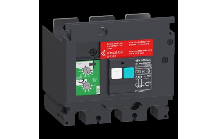 Vigi 200-440V 3P for N 00/630, LV432464, LV POWER CIRCUIT BREAKERS AND SWITCHES, MCCB OPTIMUM OFFER, COMPACT <630 COMPONENTS FOR ADAPTATION-35 - SCHNEIDER ELECTRIC (pavadinimas tikslinamas)