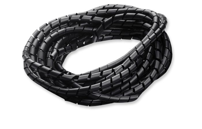 Vamzdis spiralinis 25-130mm juodas [10m] - CIMCO